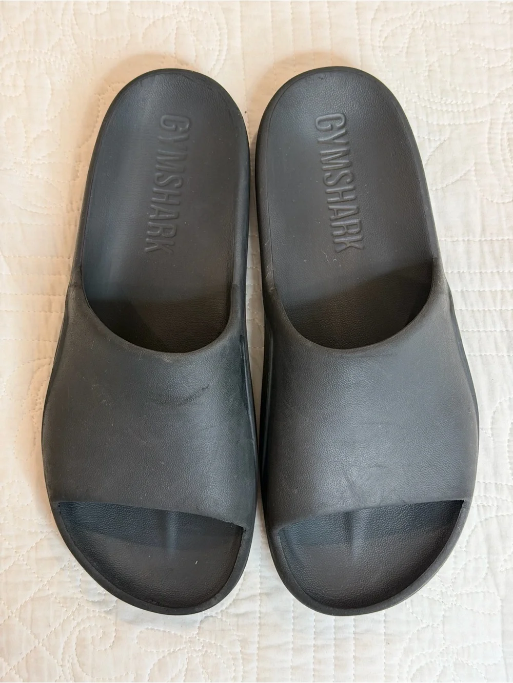 Gymshark Unisex Rest Day Slice Sandals Black Mens 10 Women’s 11 Comfy Shoe